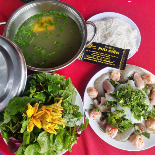 Ẩm Thực Hải Sản Tại Khu Du Lịch Phú Điền