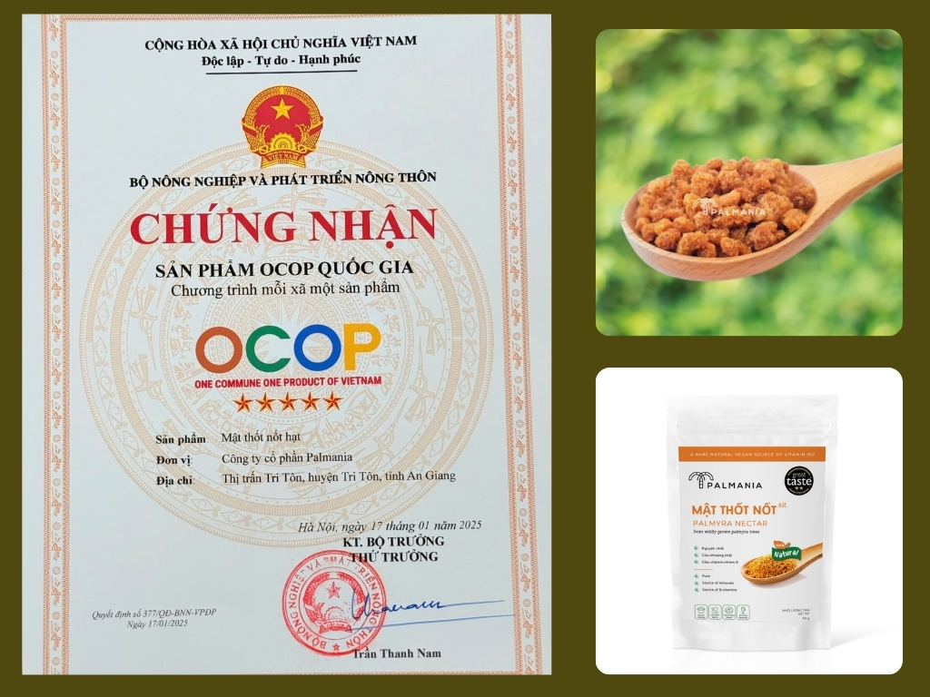 Certified Quality – OCOP 5-Stars National Recognition