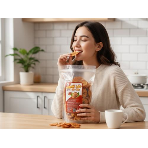 Chuối Lắc Bò Cay Thanh Phú 150g | Giòn Rụm, Đậm Đà