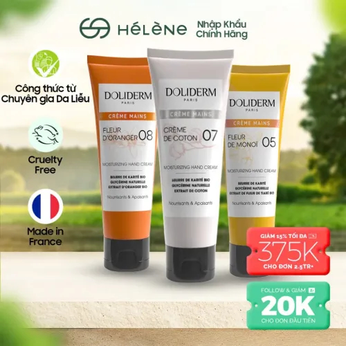 Kem Dưỡng Âm Da Tay Doliderm - Pháp - 50ml