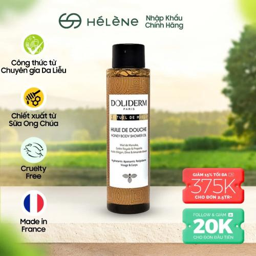 Dầu Tắm Dưỡng Ẩm Sữa Ong Chúa Doliderm Rituel De Miel - Pháp - 100ml