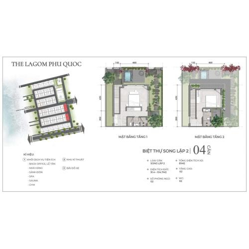 Quy mô dự án The Lagom Phú Quốc
