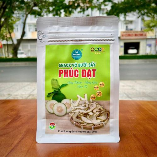 Snack Vỏ Bưởi Sấy Phúc Đạt - Túi 50gr