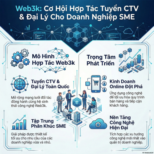 Web3k - Tuyển CTV/Đại Lý Dành Cho Doanh Nghiệp SME